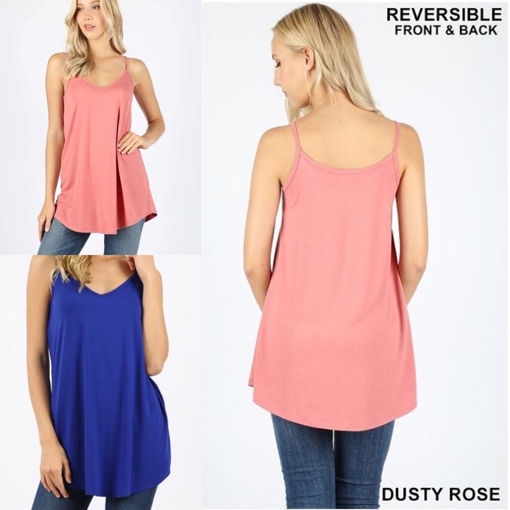 LAST SIZE MEDIUM 30% OFF 2/MORE Mint Tunic Tank - Picture 2 of 5